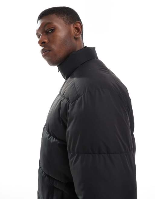 Jack & Jones puffer jacket in black
