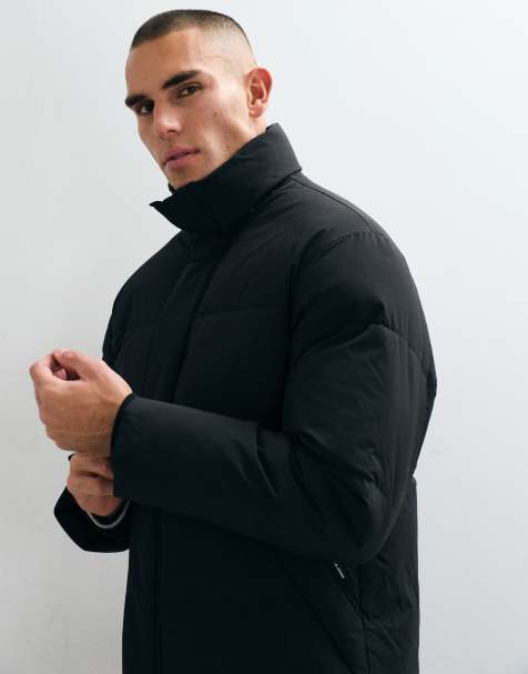 Jack & Jones puffer jacket in black - view 1