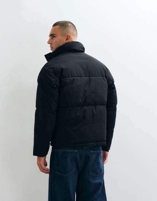 Jack & Jones puffer jacket in black, 4 of 5