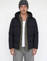 Jack & Jones Puffer jacket in black