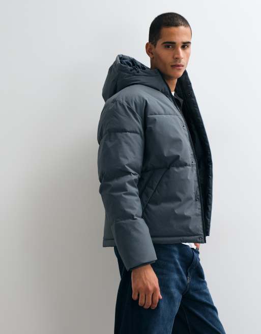 Jack & Jones puffer jacket in slate grey, 5 of 5