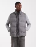 [Jack & Jones] Jack & Jones puffer vest in grey-Green M Castlerock