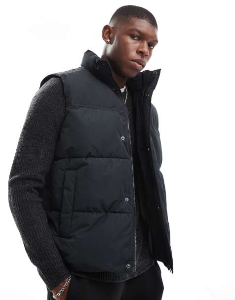 Jack & Jones – Puffer-Weste in Schwarz - view 1