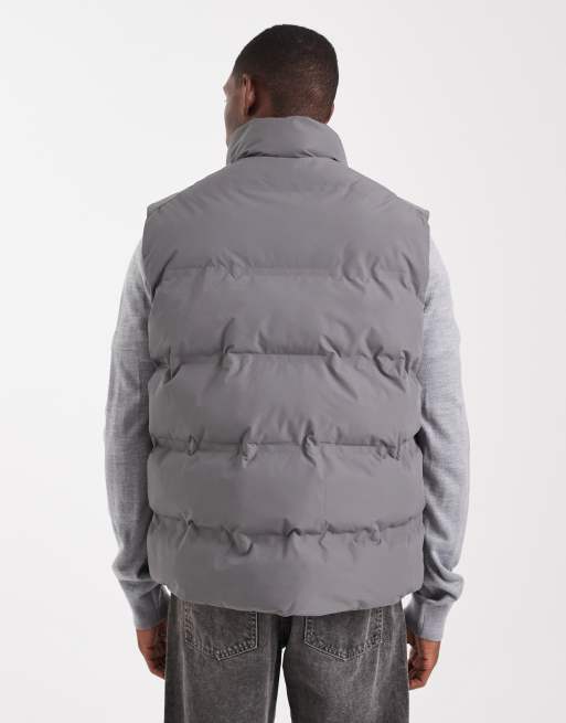 Jack & Jones – Pufferweste in Grau, 3 von 5