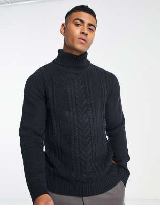 Pull Homme Jack Wills – Bleu Marine, Coton, Col Rond, Taille L – Occasion TBÉ