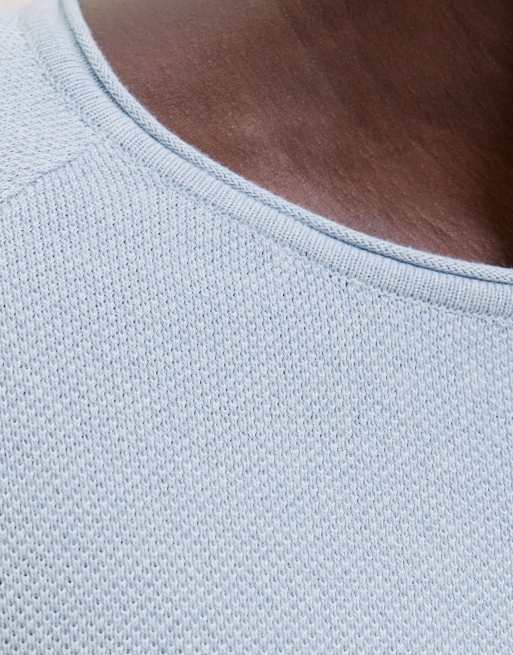 Jack & Jones pull en maille bleu céleste, 5 de 7