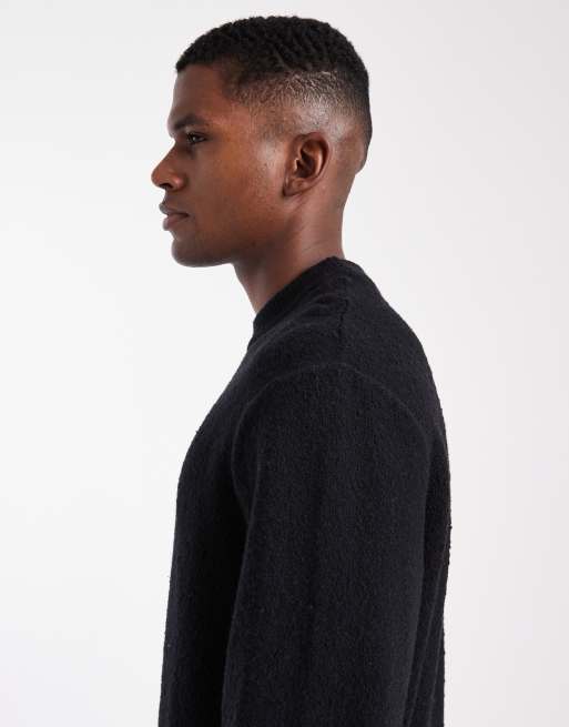 Jack & Jones - Pull en maille bouclée - Noir, 4 de 5