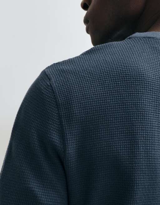 Jack & Jones pull en maille gaufrée gris ardoise, 3 de 5