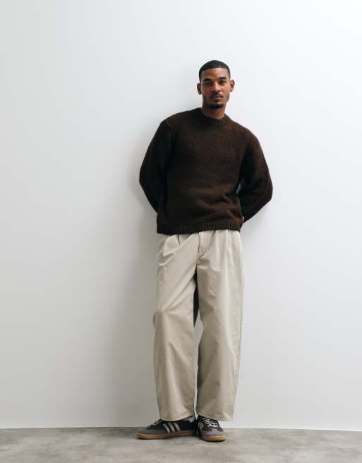 Jack & Jones pull en maille oversize marron, 4 de 5