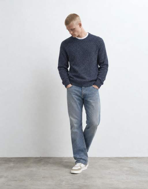 Jack & Jones pull oversize duveteux bleu, 6 de 10