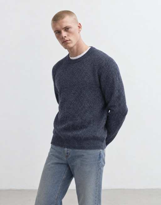 Jack & Jones pull oversize duveteux bleu, 7 de 10