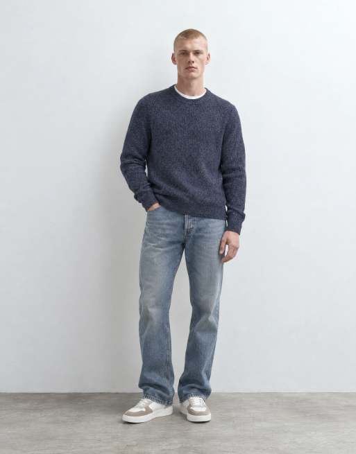 Jack & Jones pull oversize duveteux bleu, 8 de 10
