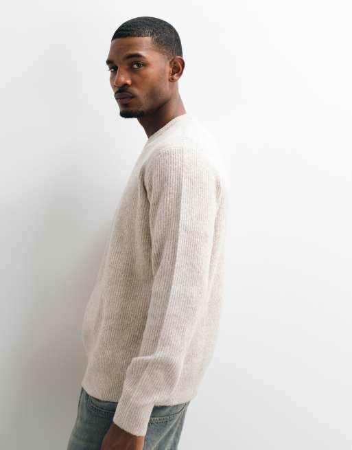 Jack & Jones pull oversize duveteux crème, 5 de 5