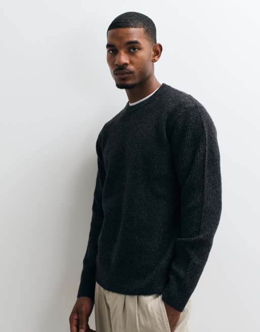 Jack & Jones pull oversize duveteux noir, 5 de 5