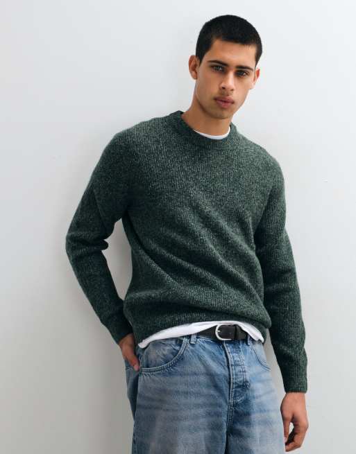 Jack & Jones pull oversize duveteux vert, 3 de 5