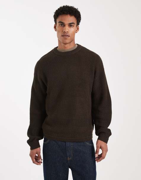 Jack & Jones - Pull oversize - Marron - view 1