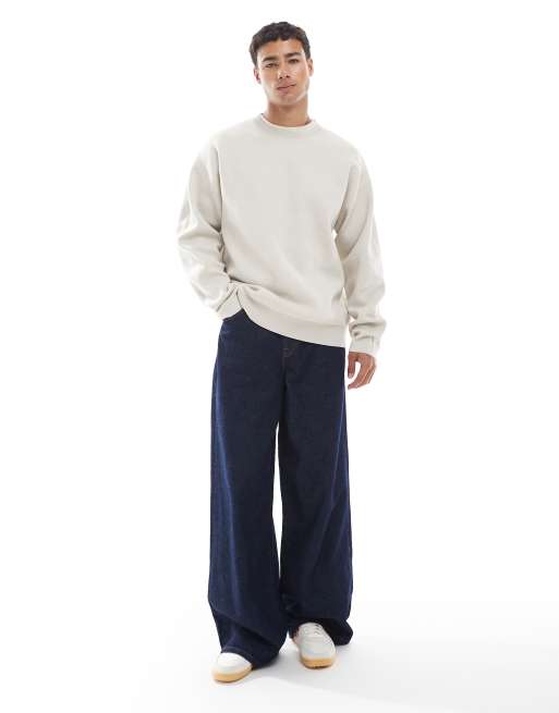 Jack & Jones - Pull ras de cou en maille douce de qualité supérieure - Crème, 2 de 5