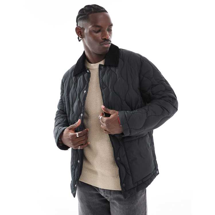 Jack jones quilted jacket deals