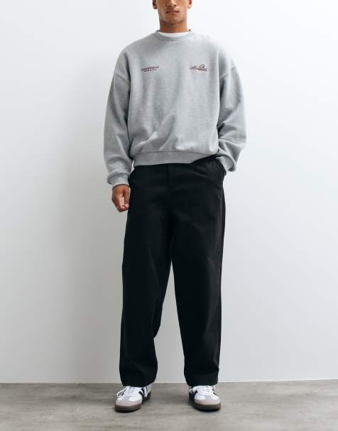 Jack & Jones raka chinosbyxor i svart - view 1