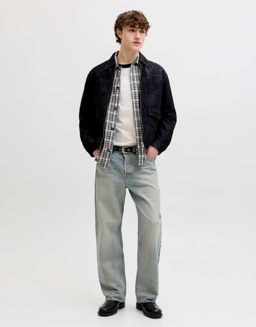 Jack & Jones raka jeans i blå denim, 3 av 7