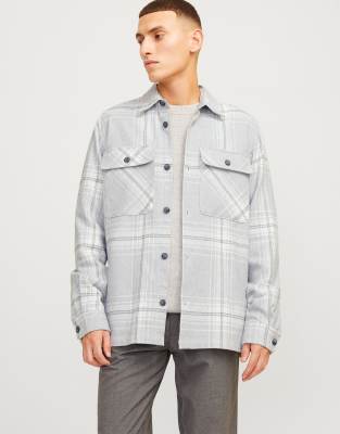 Jack & Jones Raymond check in grey