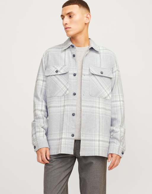 Jack & Jones - Raymond - Maglia grigia a quadri