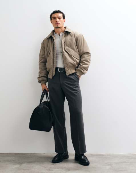 Jack & Jones rechte pantalon in donkergrijs - view 1