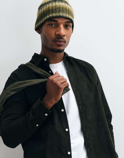 Jack & Jones regular cord shirt in dark olive green, 2 of 5