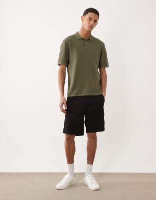 Jack & Jones Regular Fit Chino Shorts In Black