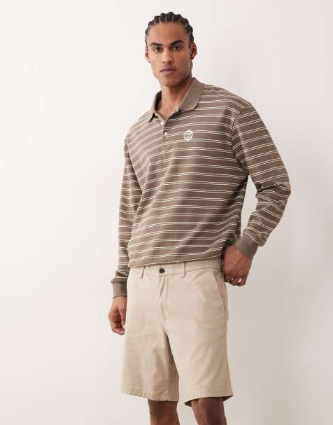 Jack & Jones - Regular-fit-fit chinoshort in beige - view 1
