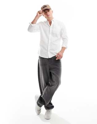 Jack & Jones Regular Fit Oxford Shirt In White