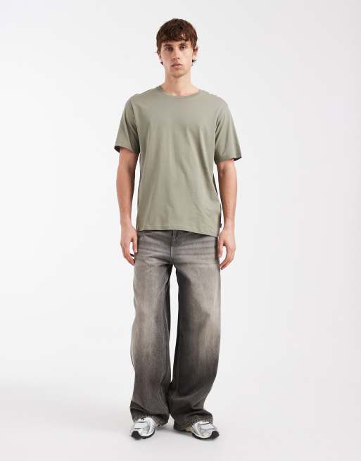 Jack & Jones regular fit t-shirt in khaki, 2 of 5