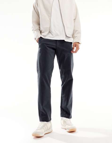 Jack & Jones relaxed fit chino in navy - view 1
