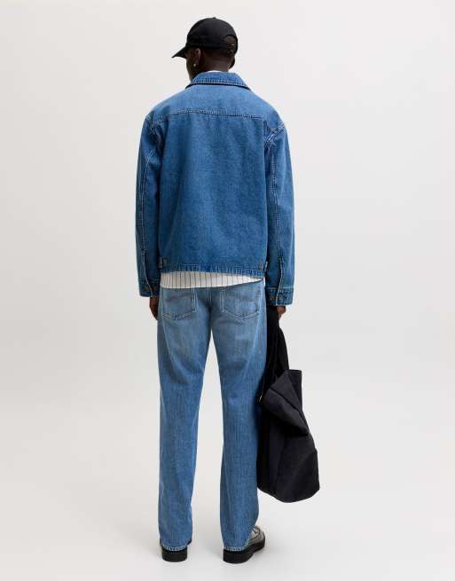 Jack & Jones Relaxed fit jeans in blue denim, 2 of 7