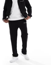 Jack & Jones loose fit jogger in black