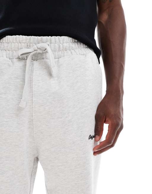 Jack & Jones relaxed fit jogger in grey marl, 5 of 5