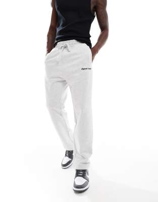 Jack & Jones – Relaxed-Fit-Jogginghose in meliertem Grau - view 1