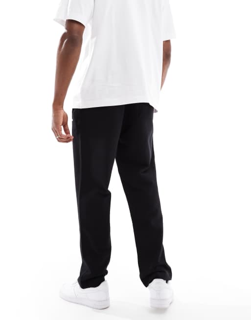 Jack & Jones relaxed fit trackies in black, 3 of 5