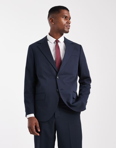 Jack & Jones relaxed suit jacket in navy blue - view 1