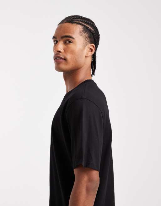 Jack & Jones relaxed t-shirt with originals print in black, 5 of 5