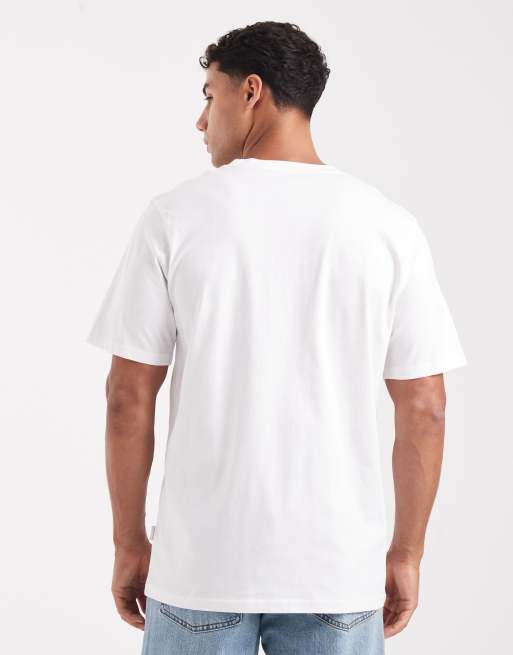 Jack & Jones relaxed t-shirt with originals print in white, 3 of 5