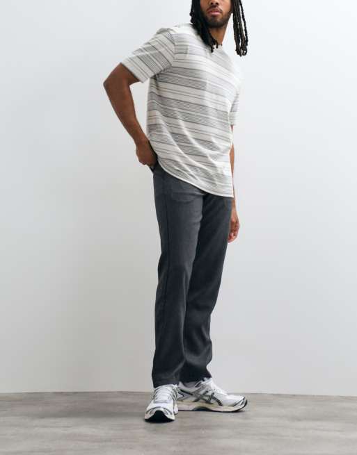 Jack & Jones relaxed tailored pants in gray, 2 of 5