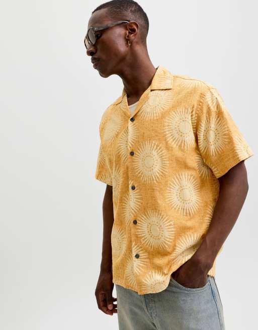 Jack & Jones – Resort – Bärnstensbrun skjorta, 6 av 6