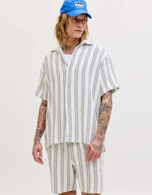 Jack & Jones - Resort - Camicia color cloud dancer