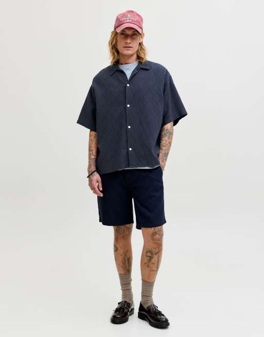 Jack & Jones - Resort - Overhemd in marineblauw, 3 van 7