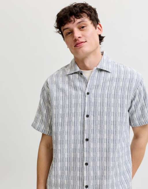 Jack & Jones - Resort overhemd in riviera blauw, 6 van 7