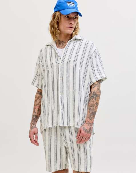 Jack & Jones Resort shirt in cloud dancer - view 1