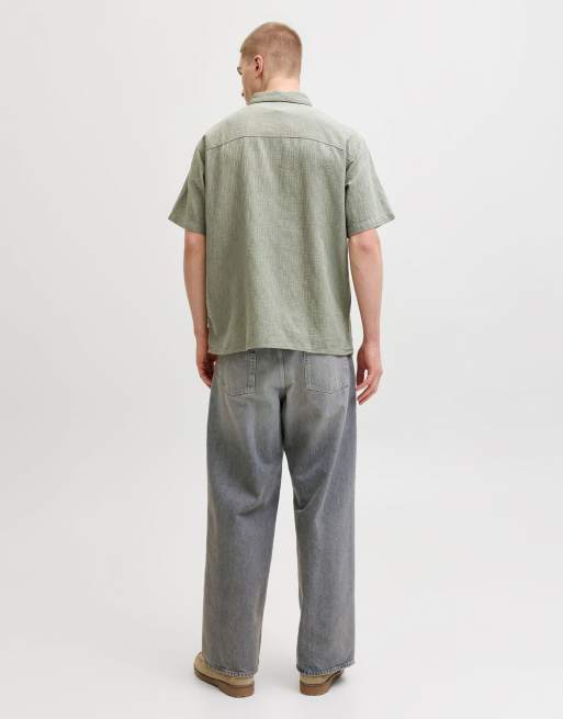 Jack & Jones Resort shirt in vetiver, 2 of 7