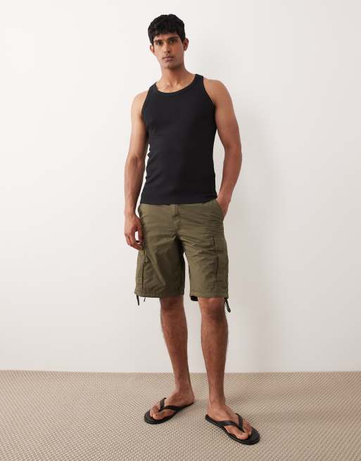Jack & Jones rib tank top in black, 2 of 5