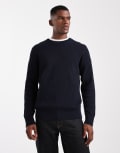 [Jack & Jones] Jack & Jones ribbed jumper in navy XS Sky captain